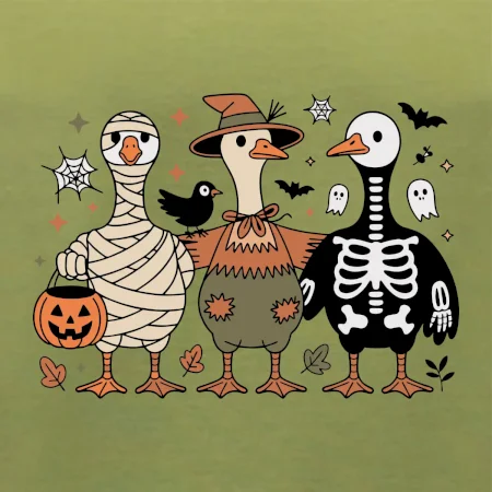 Halloweenské kachny