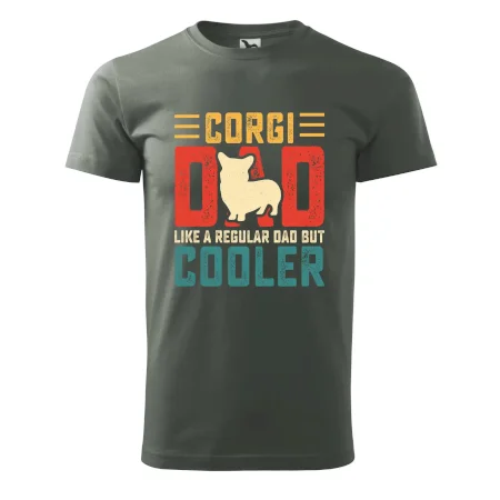 Corgi dad like a regular dad but cooler