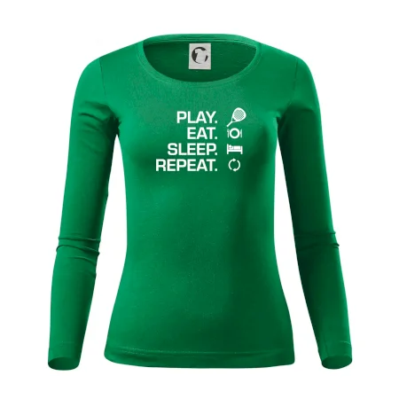 Play eat sleep repeat padel