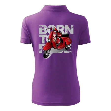 Scooter born to ride red