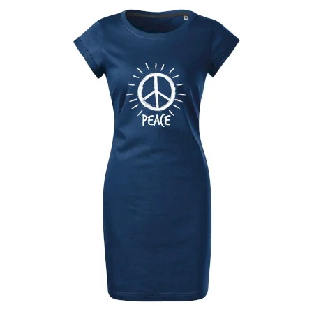 Peace symbol černobílý