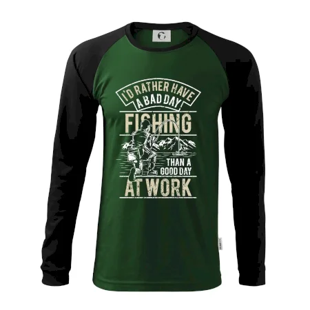 Fishing at work