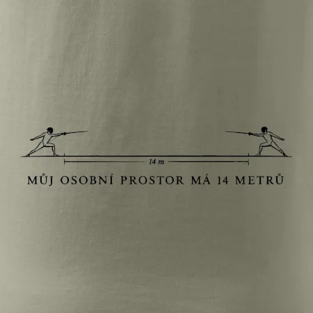 Můj osobní prostor má 14 metrů