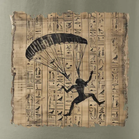 Egyptské hieroglyfy paraglide