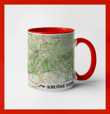 Hrnek - Krušné hory mapa