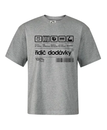 Čárový kód - řidič dodávky