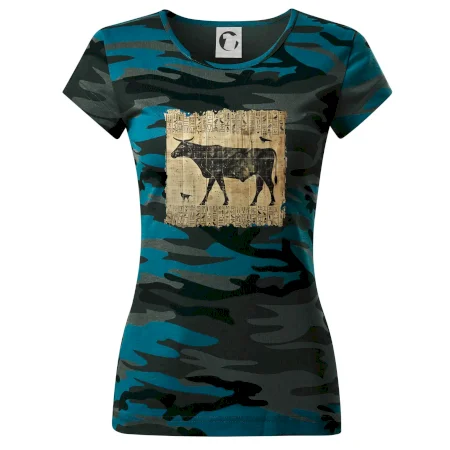 Egyptské hieroglyfy kráva