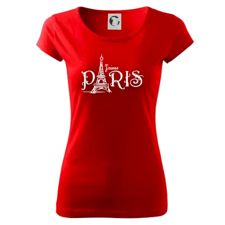 Paris nápis Eiffelovka rovný