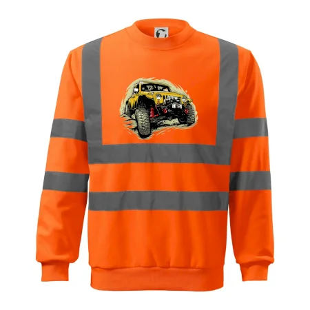 Žlutý offroad s navijákem
