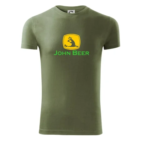 John Beer jelen s pivem