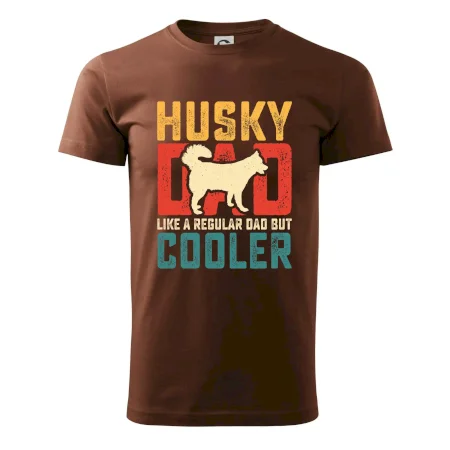 Husky dad like a regular dad but cooler