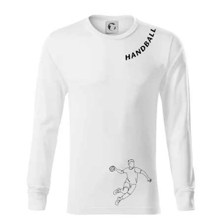 Handball nápis šikmo