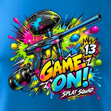 Barevná exploze game on paintball