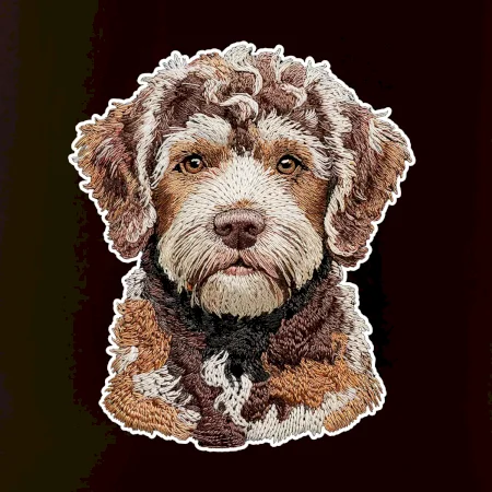 Lagotto romagnolo vyšívaná hlava