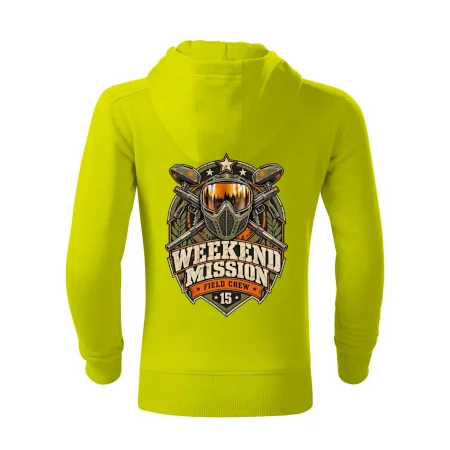 Víkendová mise vintage paintball odznak