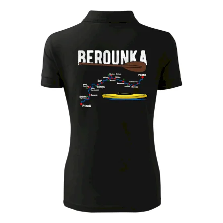 Mapa řeky Berounky