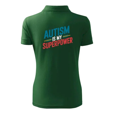 Šikmý nápis Autism is my superpower