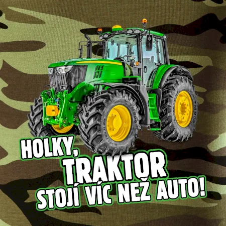 Holky, traktor stojí víc než auto
