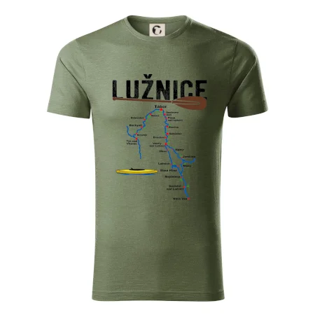 Mapa řeky Lužnice