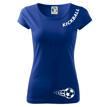 Kickball nápis šikmo