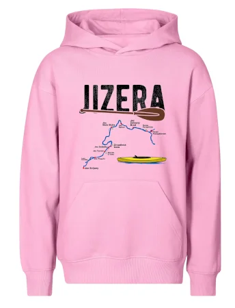 Mapa řeky Jizery