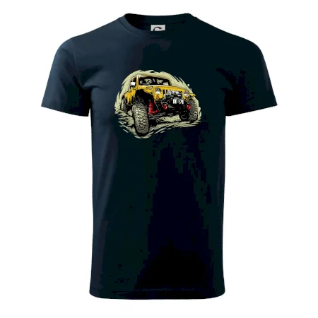 Žlutý offroad s navijákem