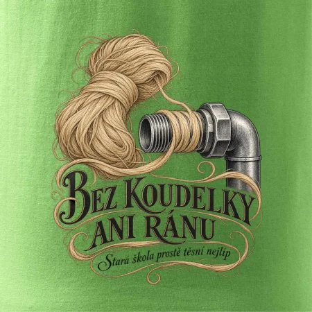 Bez koudelky ani ránu stará škola instalatéra