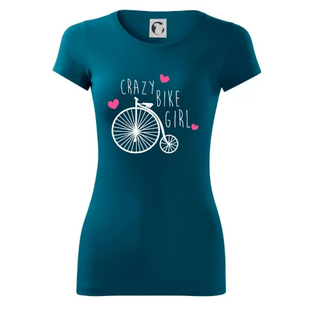 Crazy bike girl