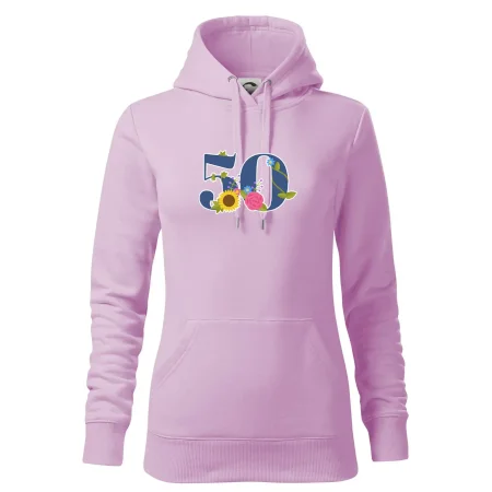 Květinové číslo kreslené - 50