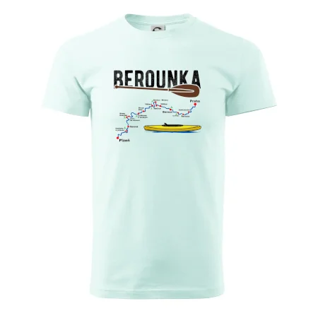 Mapa řeky Berounky