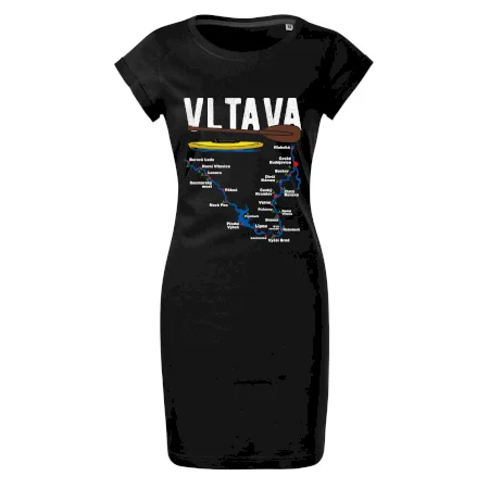 Mapa řeky Vltavy