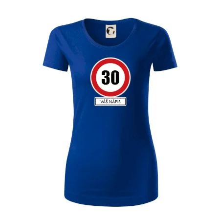 Dopravní značka - rychlost 30 - váš nápis