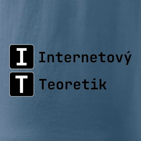 IT Nápis Internetový Teoretik