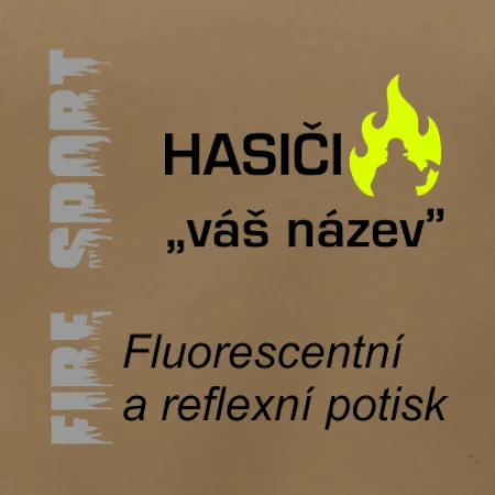 Hasiči - Váš název - FLUO + Reflexní potisk
