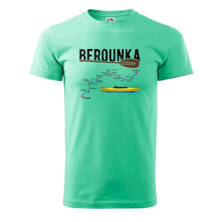 Mapa řeky Berounky