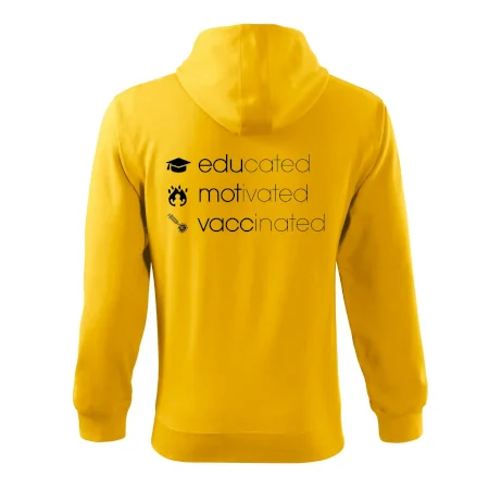 Educated motivated vaccinated