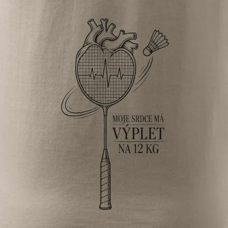 Badminton srdce s výpletem