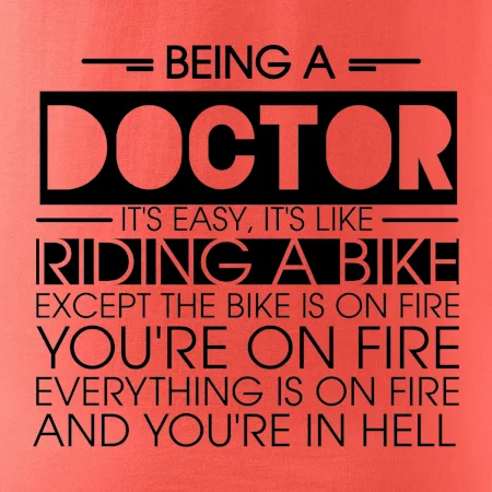 Being a doctor - bike