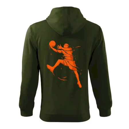 Basketball player splash