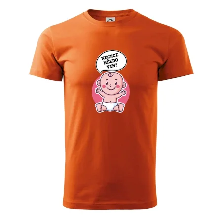 Nechce někdo ven - Triko pro porodní asistentku