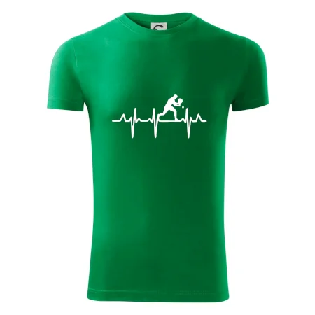 EKG stolní tenista stojící