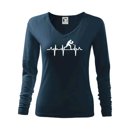EKG stolní tenista stojící