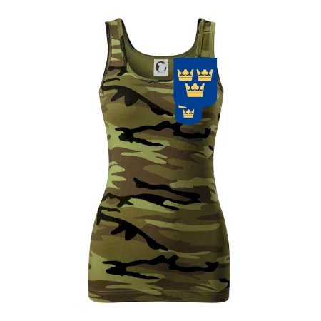 Švédský znak tři korunky na prso