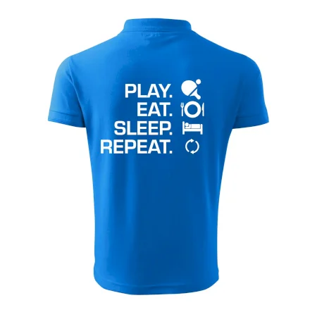 Stolní tenis - eat sleep