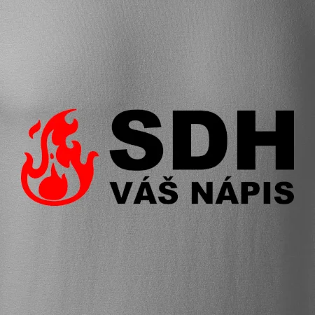 SDH nápis (oheň, název sboru - vlastní nápis)