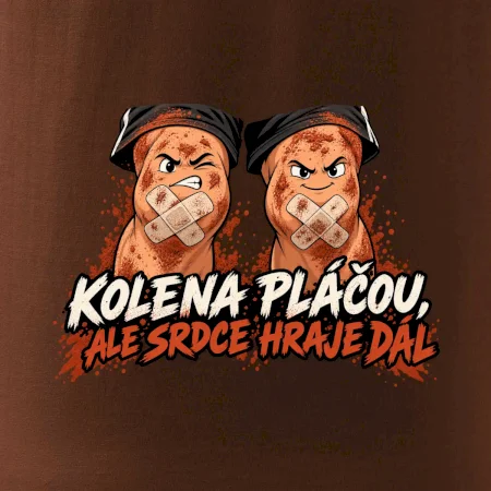Nohejbal kolena pláčou srdce hraje