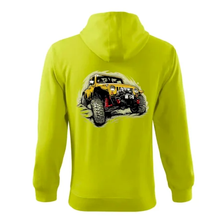 Žlutý offroad s navijákem