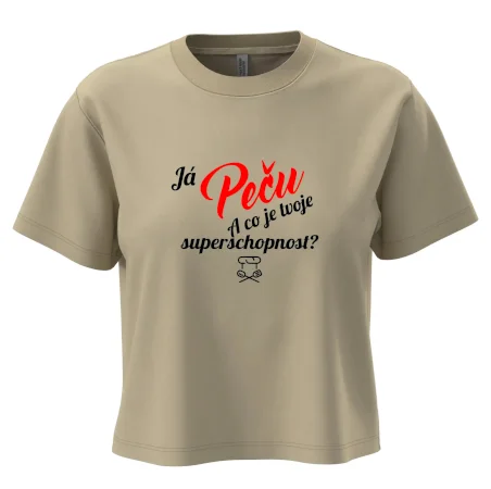 Já peču - tvoje superschopnost? šikmý nápis
