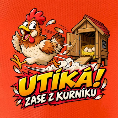 Útěk slepice z kurníku