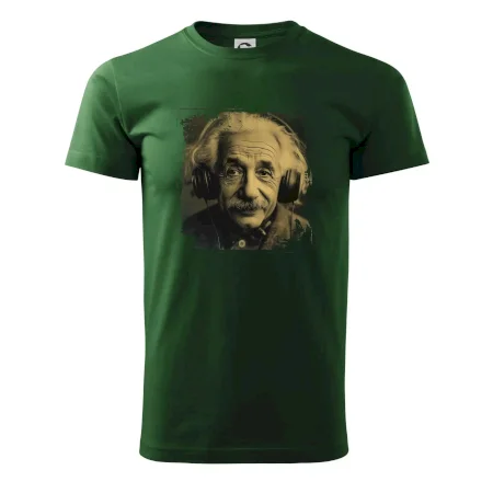 Albert se sluchátky